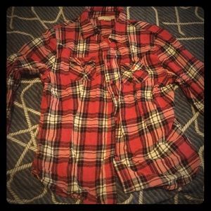 Canyon River Blues plaid shirt. Size L